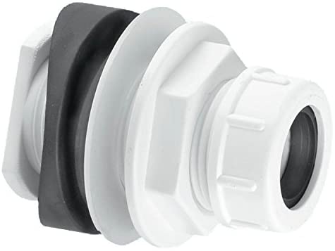 McAlpine Bossconn 22 mm Water Pipe Connector - White