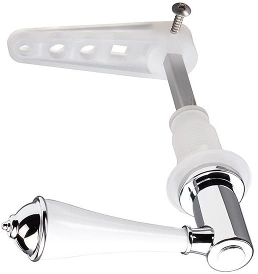 Croydex Classic Cistern Lever, Chrome/White