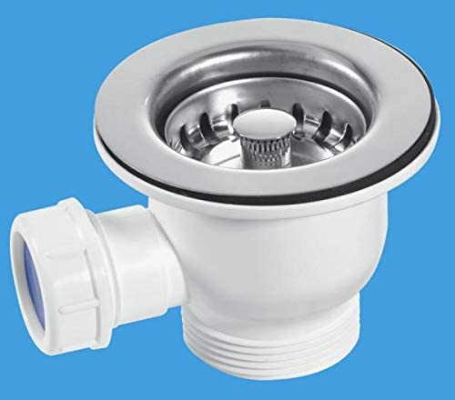 McAlpine 1 1/2‰ۡó� Mini Basket Strainer Waste - Stainless Steel MBSWSS85