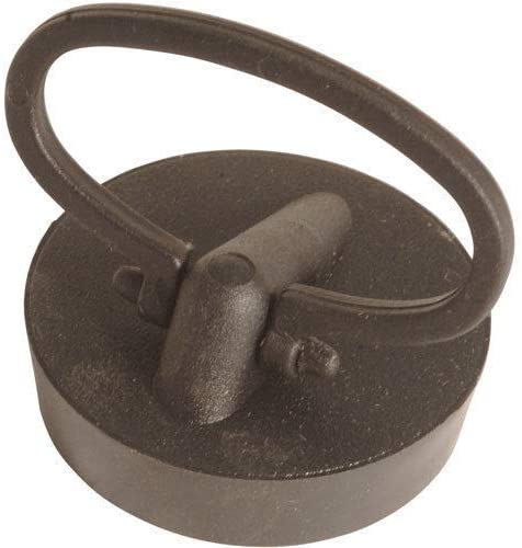 Mcalpine BATH AND KITCHEN PLUG 1 3/4 WITH HANDLE BLACK PVC
