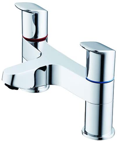 Ideal Standard B1824AA Ceraflex 2 tap Hole Bath Filler, Chrome