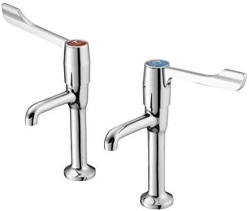 Armitage Shanks S8265AA Markwik two lever high neck tap pair by Markwik