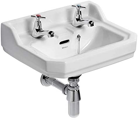 Ideal Standard U471001 Waverley Classic 450mm 2 Tap Hole Basin