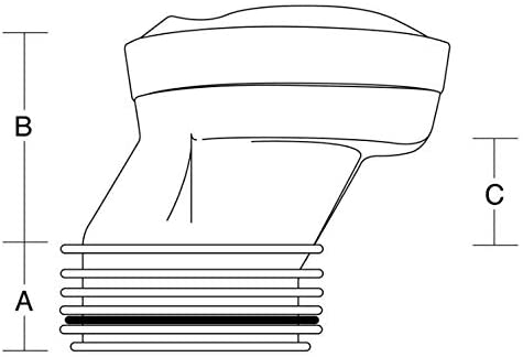 MULTIKWIK WC PAN Connector 40MM Offset MKO4