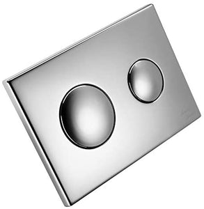 Armitage Shanks S4397 Conceala 2 Dual Flush Push Button Plate (Brushed Nickel)