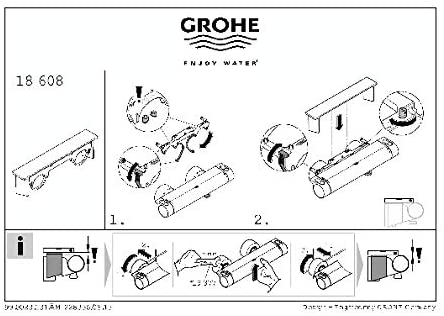 GROHE 18608001 EasyReach Shower Tray
