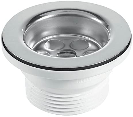 McAlpine BSW10PR 70mm Flange Centre Pin Sink Waste, White
