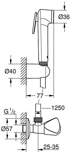 GROHE 27514001 | Trigger Spray 30 Shower Set