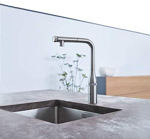 Grohe Essence 31615DC0 Sink Mixer Tap with SmartControl Supersteel