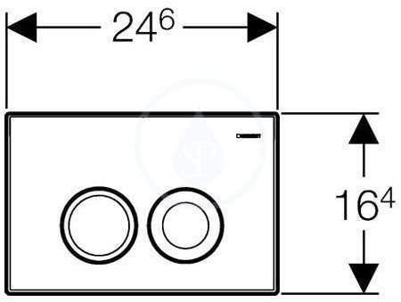 Geberití«Ì_Ì_ÌÎ̝ÌÎ̥í«ÌÎ_Push Button Geberit Delta21, Download for Double Volume: Chrome Shine NTE (115.125.21.1)