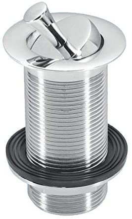 McAlpine Chrome Plated Brass Unslotted Basin Waste 1̴_" BWU60SPH-CB