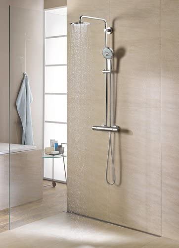 GROHE Grohtherm 2000 Thermostat with Integrated 2-Way Diverter for Bath or Shower with More Than one Shower, Final Assembly Set 19355001