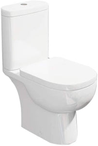 Synergy Tilly 625mm Back to Wall Close Coupled WC Pan (No Seat, No Cistern) SY-TIL07