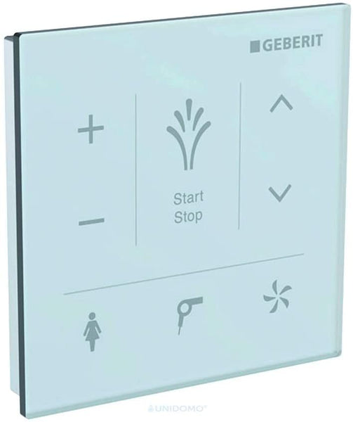 Geberit Wall Control Panel for Geberit Aquaclean Mera: White Glass (147.038.SI.1)