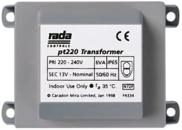 Rada 2.1.093.53.3 NA PT220 12V AC Exectronic Washroom Transformer,