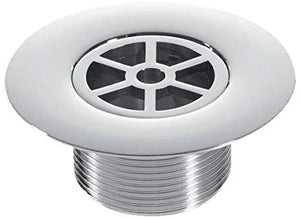 McAlpine 1̴_" Standard Shower Waste - 85mm CP Brass STW85CPB