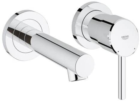 GROHE 2‰ÛÒHole Washbasin Battery Concetto 19575 Wandm. Pre-Assembled Set for 32635 Chrome