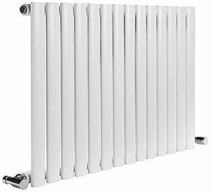 Reina Neva Horizontal Single Panel Designer Radiator 550 x 590mm W