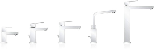 GROHE 23137000 Eurocube Pillar Tap (Smooth Body, Short Spout and Ecojoy)