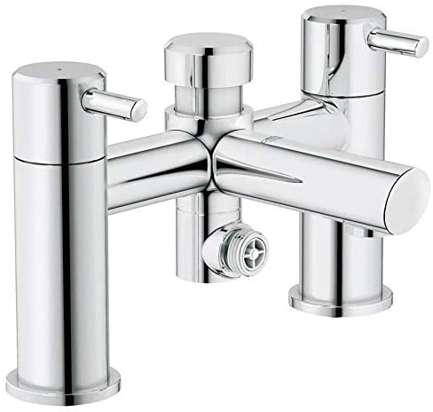 Grohe Concetto 25109 000 Chrome 1/2 inch Bath Filler - 2 Handled