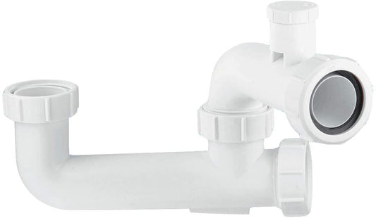 McALPINE ̴_" x 60mm Seal Anti-Syphon Extended Body Bath Trap SM10EV