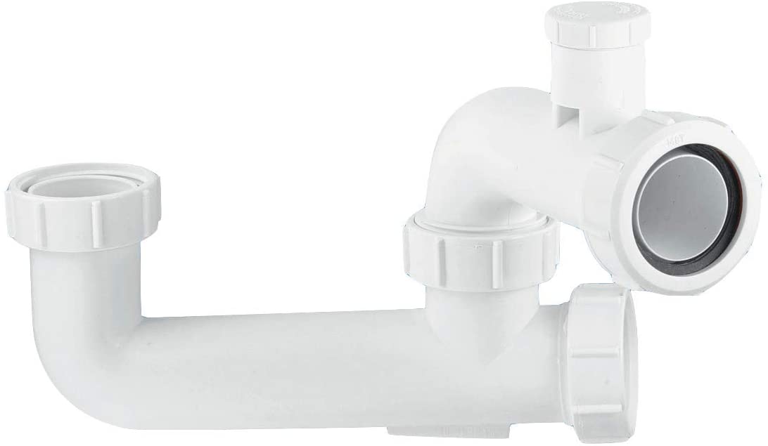 McALPINE ̴_" x 60mm Seal Anti-Syphon Extended Body Bath Trap SM10EV