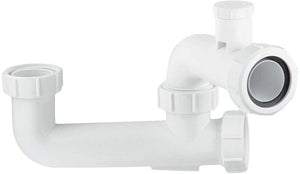 McALPINE ̴_" x 60mm Seal Anti-Syphon Extended Body Bath Trap SM10EV