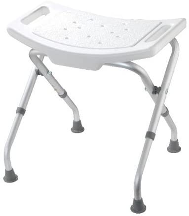 Croydex Adjustable Bathroom & Shower Seat, White
