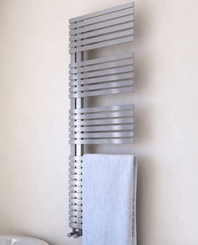 Reina Entice Satin Stainless Steel Designer Radiator | 500 x 770 | RNS-ENT5077