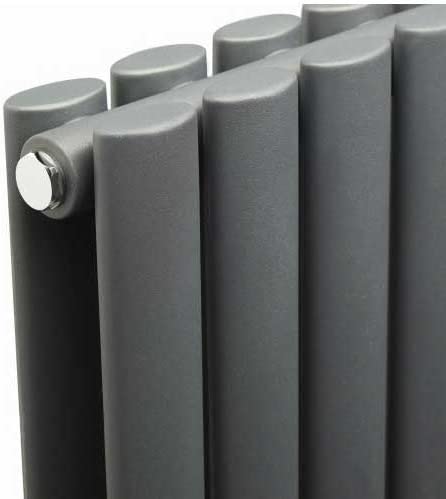 Reina Neva Anthracite Designer Radiator | 413 x 1500 Double | RND-NV4115AD