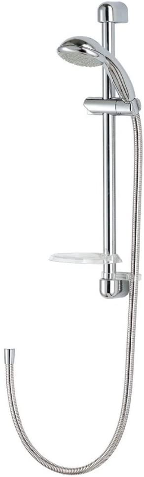 RADA 2.1642.001 Chrome EV Standard Duty Shower Rail Kit with Handset