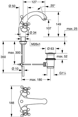 GROHE 36358000 F-Digital Deluxe Sound and Steam Connection Unit (German Import)