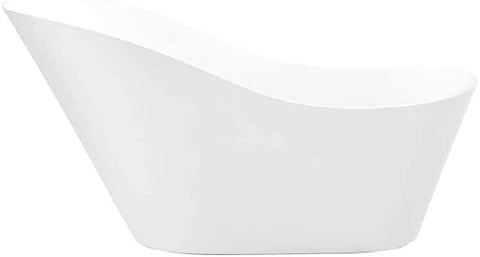 Synergy Mardi Gras 1700mm White Modern Slipper Bath SY-FSB405