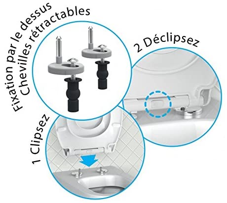 Double Child Generations Seat Toilet Seat with Slow-Close Mechanism̴æäÌÝÌÕ̴Ì_Gasket Ref. 95822310