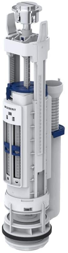Geberit Flush Mechanism for Geberit Series 290 Double Discharge Volume, Extended Replacement + 72mm (243.321.00.1)