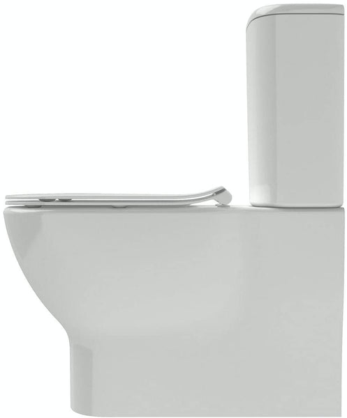 Ideal Standard T355701 Tesi Close Coupled Back-to-Wall Toilet with Aquablade Technology