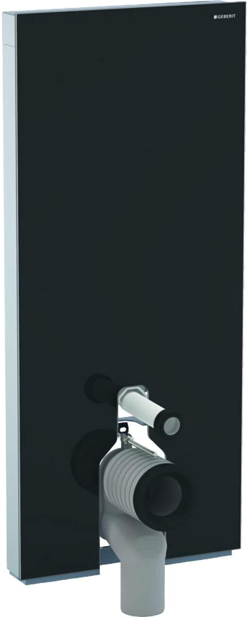 Geberit Monolith PLUS sanitary module for free-standing WC, 114cm, water connection at rear, centric, with connection bend, colour: Glass sand - 131.233.TG.5