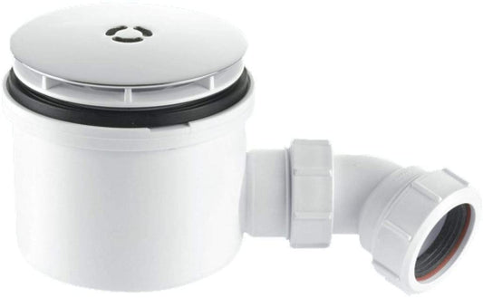 Mcalpine ST90CP10-HP2 Shower Trap, Chromed Flange