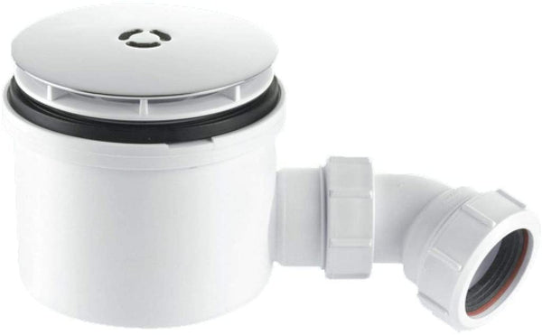 Mcalpine ST90CP10-HP2 Shower Trap, Chromed Flange