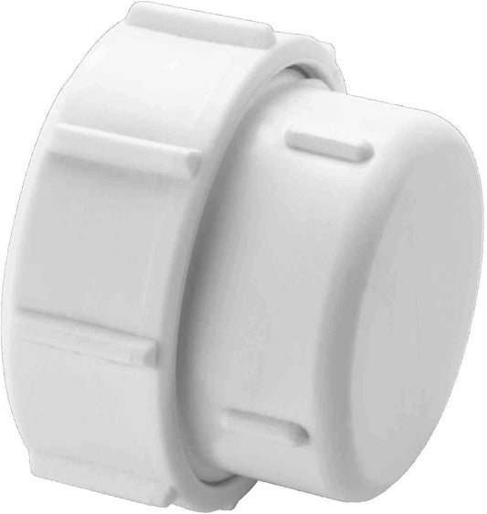 McAlpine S23U Waste Pipe Blank Cap-1.25 inch, White