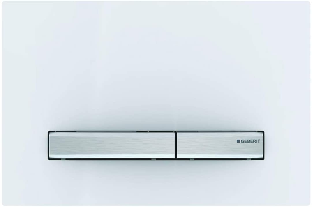 Geberit Sigma 50 115788112 Actuator Plate for 2 Flushes Front Actuation Alpine White