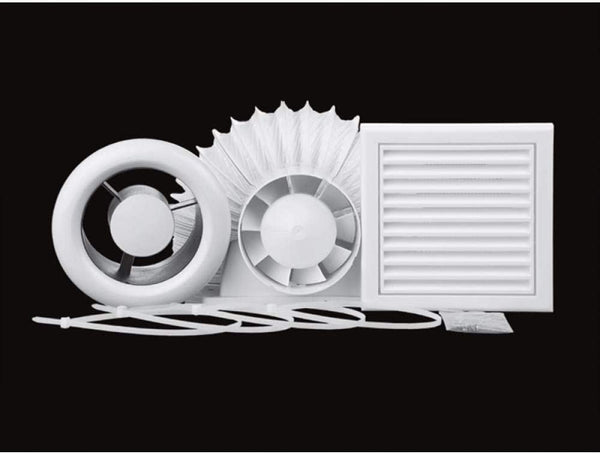 Xpelair XPL93289AW 93289AW Airline 100T Shower Fan Kit-Run-On Timer 100mm, White