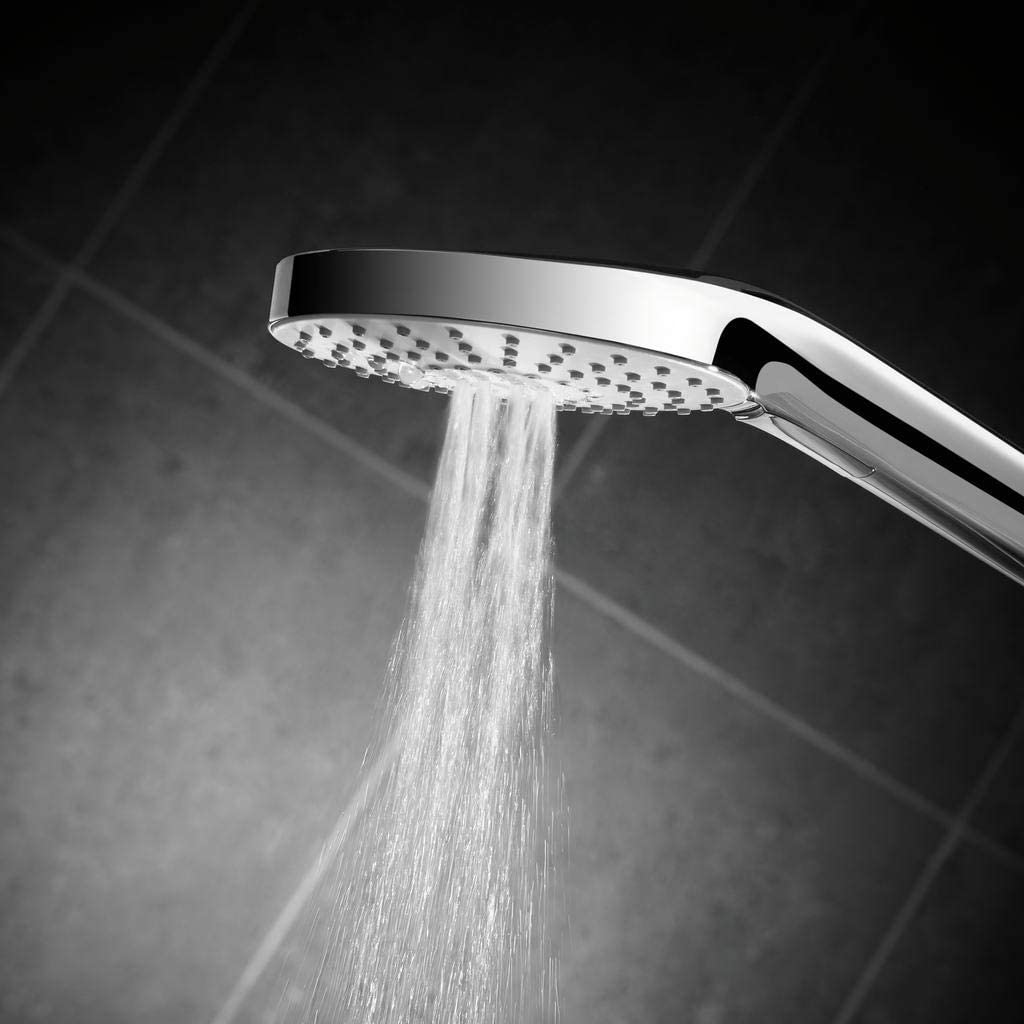 Ideal Standard B2234AA Idealrain EVO Diamond Shower Rod with 3 Function Hand Shower - 600mm Wall Pole - Chrome