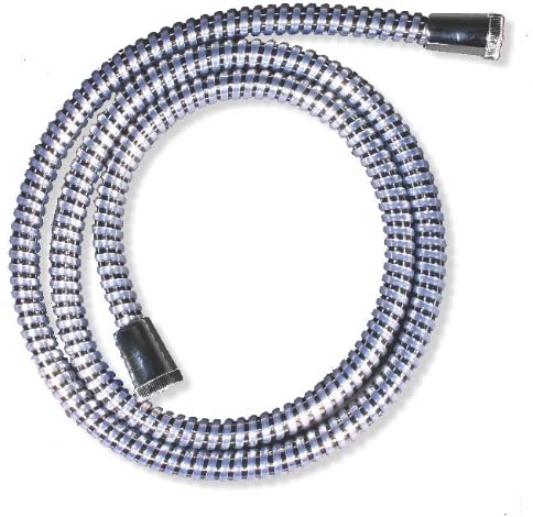 Croydex Shower Hose, Reinforced PVC, Chrome, 1.5 Meter