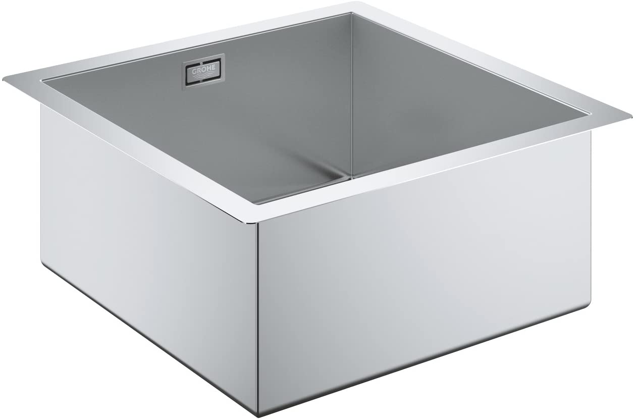Grohe 31552SD0í«ÌÎ_K200í«ÌÎ_| Kitchen Stainless Steel Sink with Drain Board, Stainless Steel