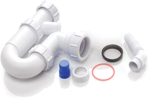 Mcalpine 1.0 Bowl Kitchen Sink Plumbing Kit with 1 Appliance Connection WM15