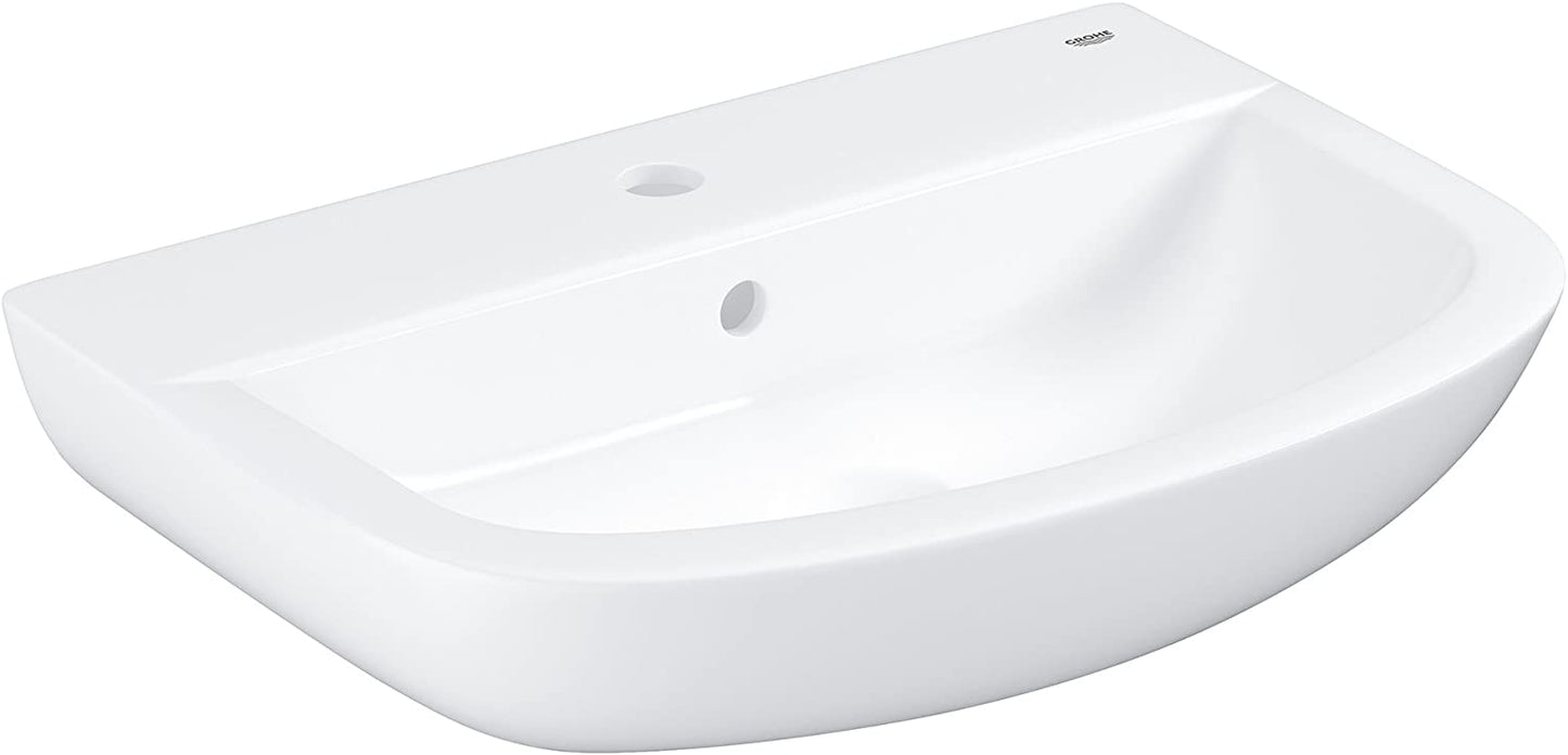 Grohe BAU Ceramic | Bathroom Ceramicí«Ì_Ì_ÌÎ̝ÌÎ̥ Washbasiní«ÌÎ_65í«ÌÎ_cm + Grohe Drain Trap