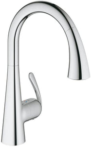 GROHE 32294001 | Zedra Kitchen Tap | Pull-Out Comfort Spray | Chrome