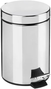 Croydex 5 Litre Chrome Bin with Soft Close AJ657341