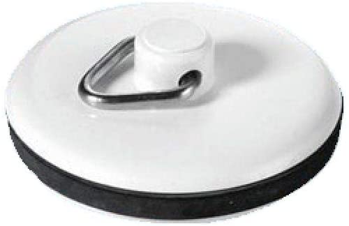 McAlpine 1å_" Outlet White Plastic Plug with Rubber Seal WP2T